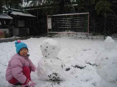 雪の日枝山王神社